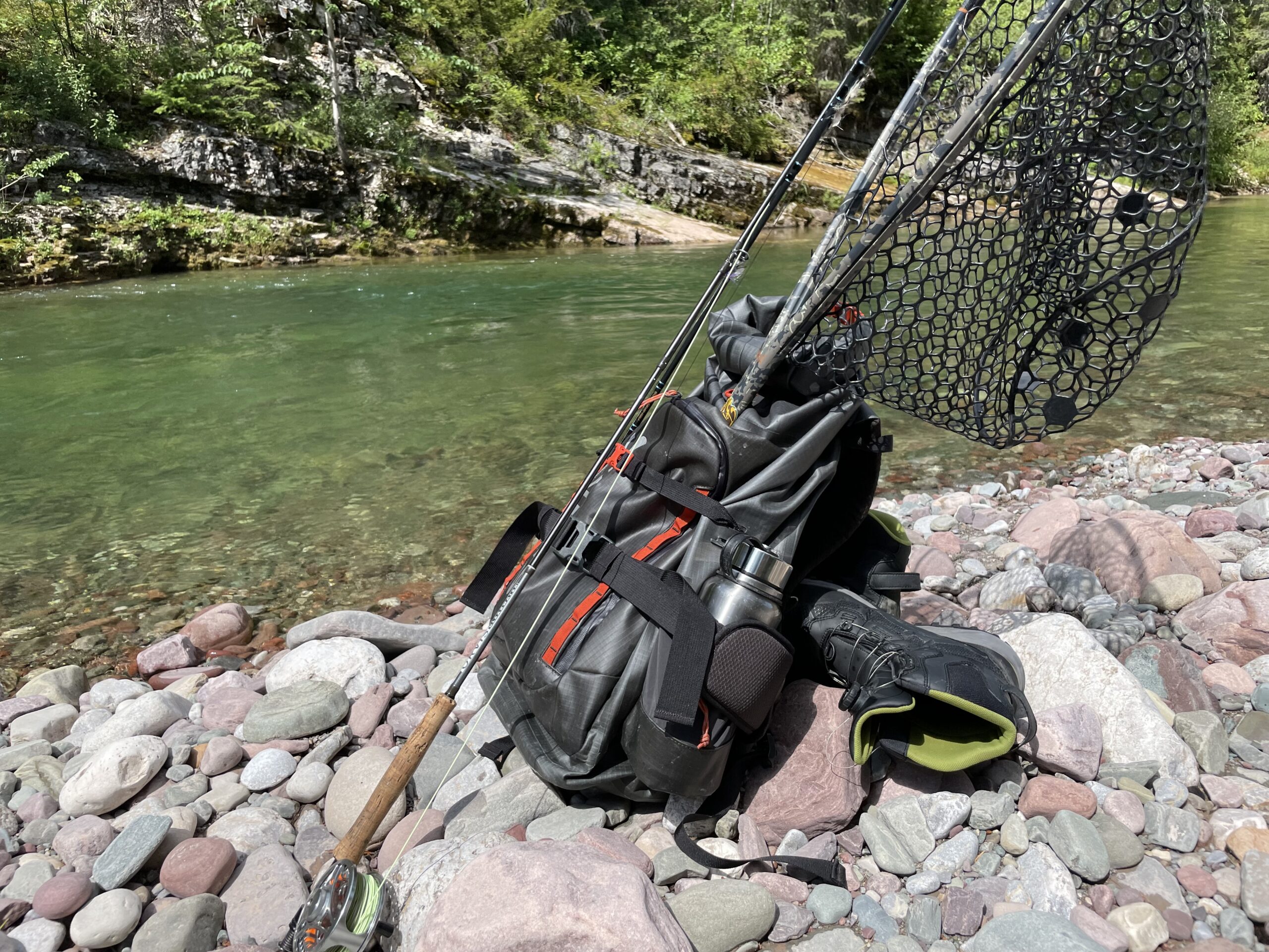 Folding Fishing Rod Reel Bag Carry Case Carrier Hiking Travel