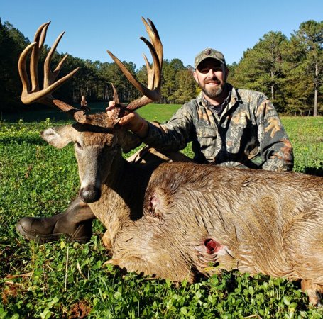 Cory Craft had three chances at this buck.