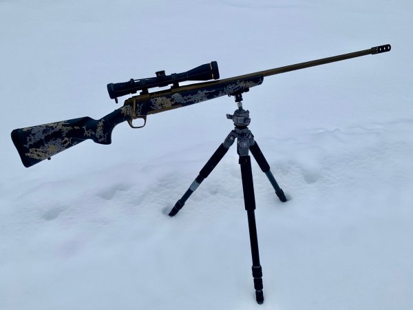 Spartan Ascent Tripod w Browning XBolt