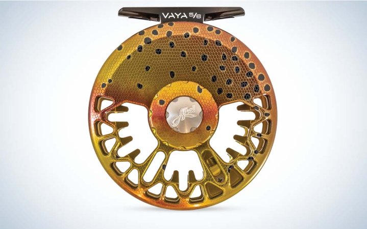  Abel Vaya, native cut throat pattern fly reel