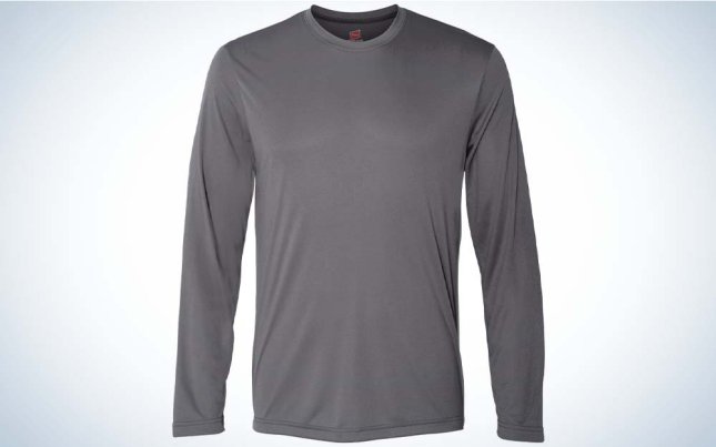 Hanes long sleeve cool dri shirt