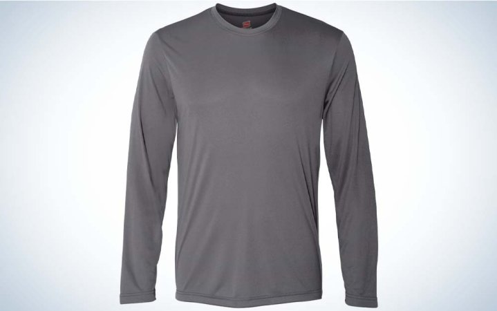  Hanes long sleeve cool dri shirt