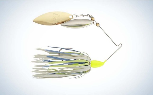 Mini-King Spinnerbait/Chartreuse Head Chartreuse Skirt, Spinners
