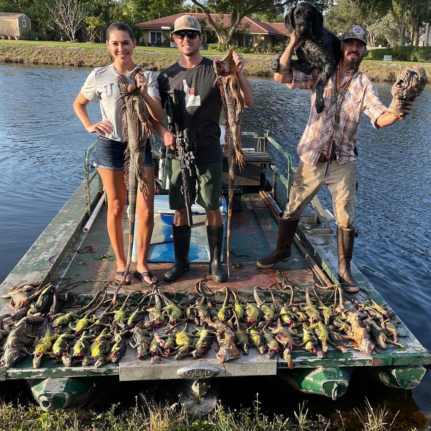 274257439 1412768145842889 1581703753368073539 n 1 Iguana Hunter Kills Giant Invasive Lizards in Florida