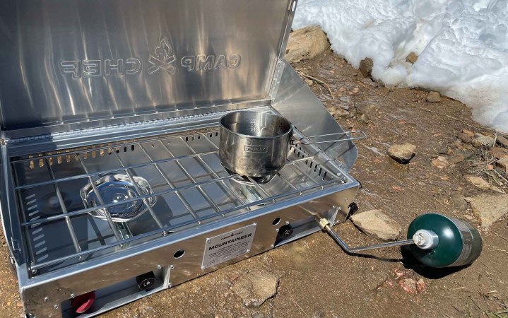  We tested the Camp Chef Mountaineer.