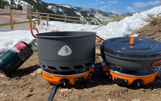 We tested the Jetboil Genesis Basecamp System.