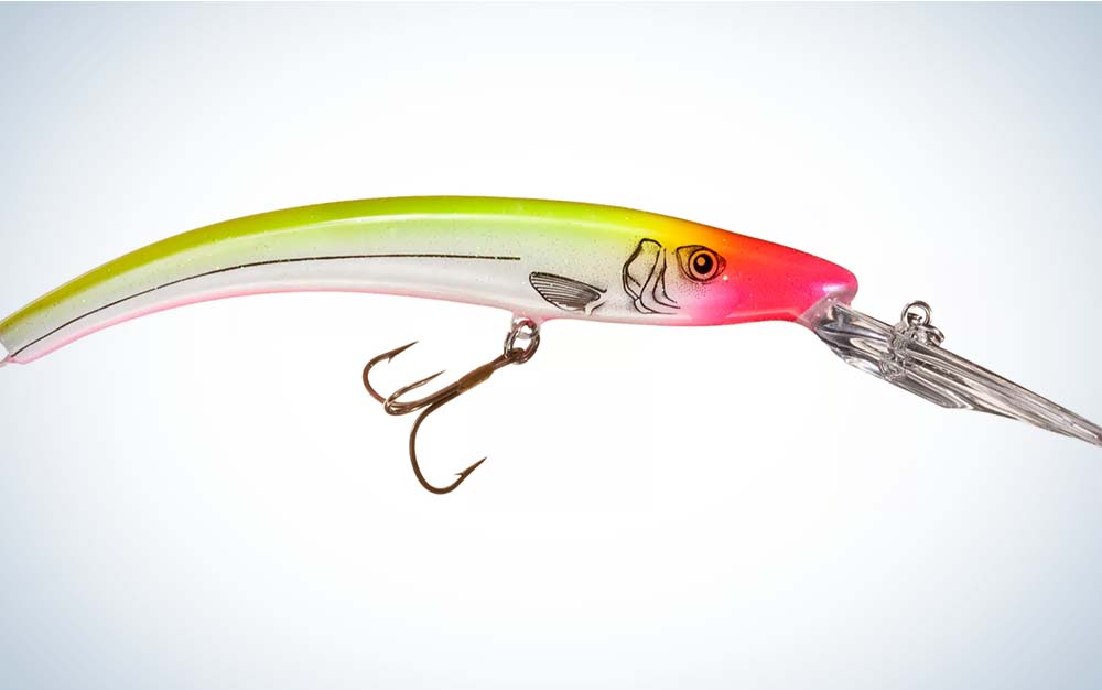 Examples of the three types of artificial lure used to capture great