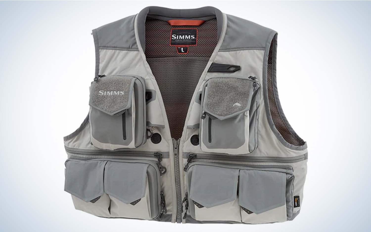 Fishing Vest Backpack, Fly Fishing Vest Black Adjustable Belt