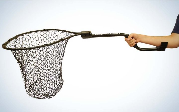  A black best kayak fishing net