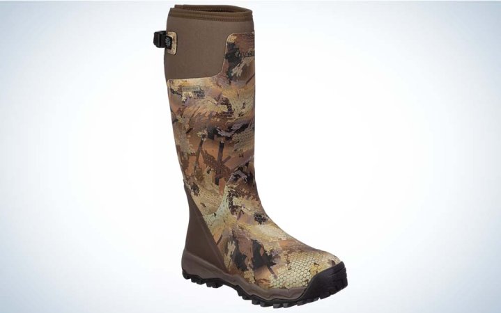  This boot has a comfortable, snug fit with various camo and insulation options.