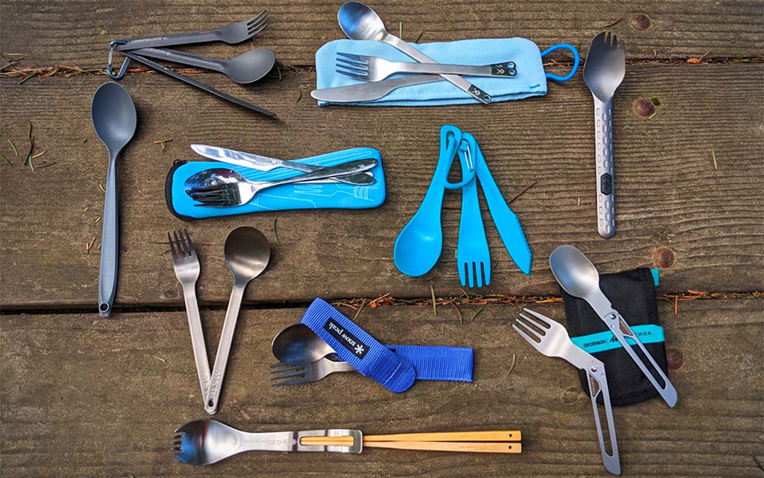 Portable Utensils, Travel Camping Cutlery Set, 10-Piece Including