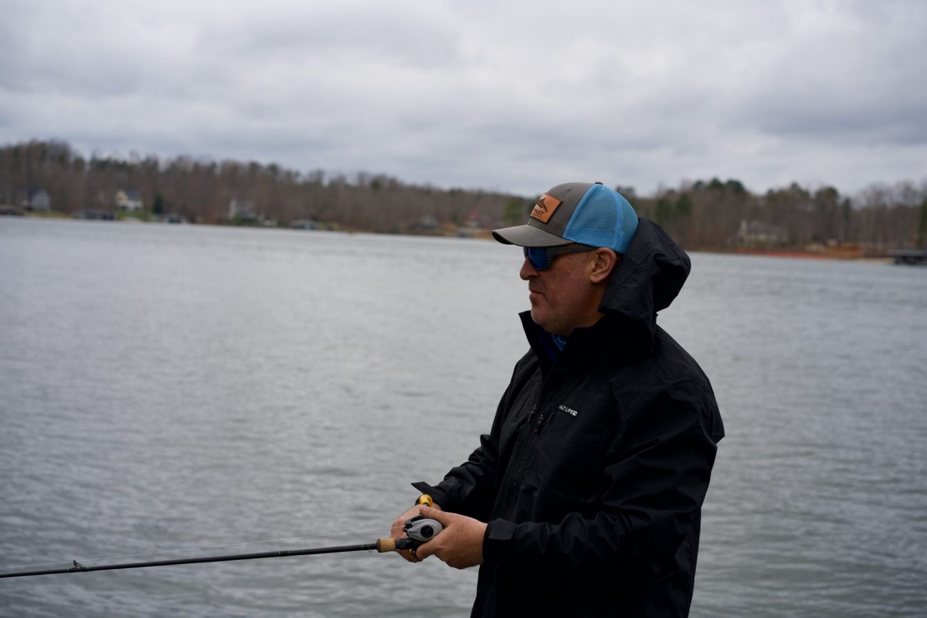 setting the hook with a noodle rod