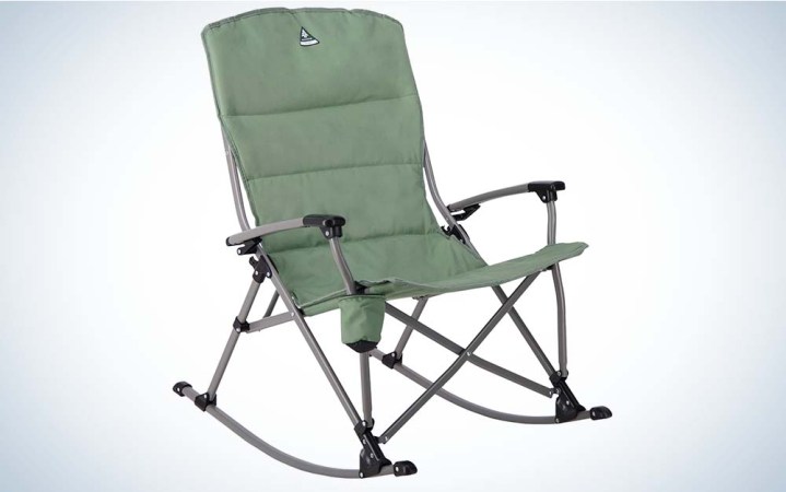  A big, comfortable rocker that's easy to transport.