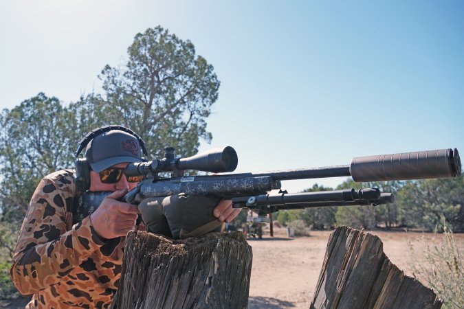 Tyler Freel testing the Browning X Bolt, one of the best rifles.