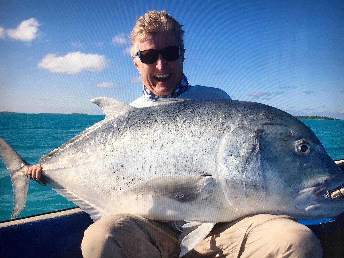 Record trevally.