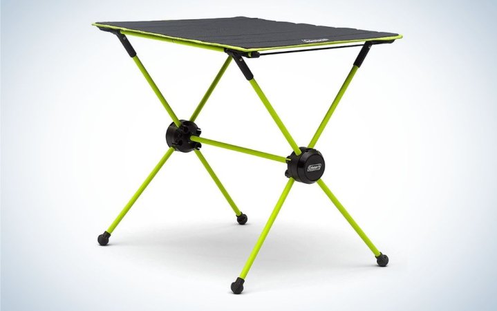  Coleman Mantis Space-Saving Full-Size Table has the best features.