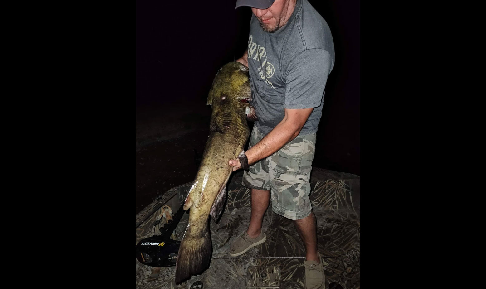 Idaho record catfish.