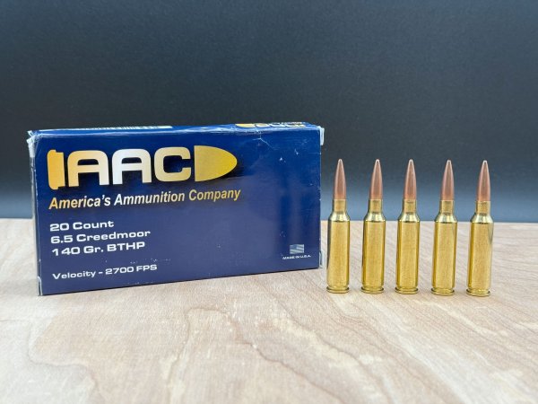  AAC 140 grain bthp most accurate 6.5 Creedmoor ammo