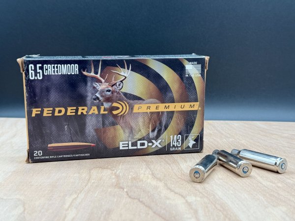  Federal 143-grain ELD-X 6.5 Creedmoor ammo