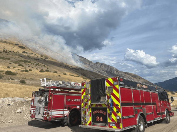 Wildfire in Utah.