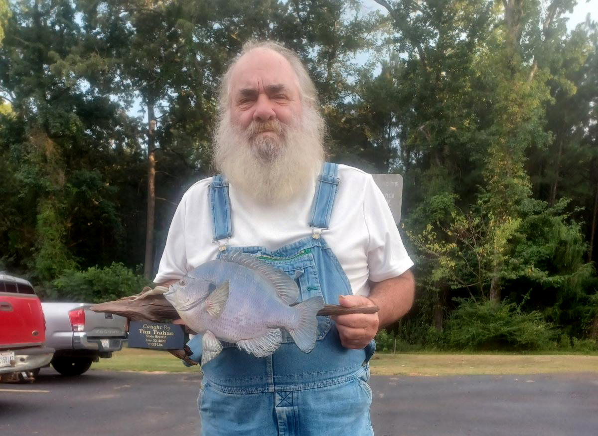 The Lousiana state-record bluegill.