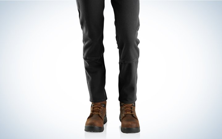  The Carhartt Women's Rugged Flex Relaxed Fit Twill Double Front Work Pants are a great value.