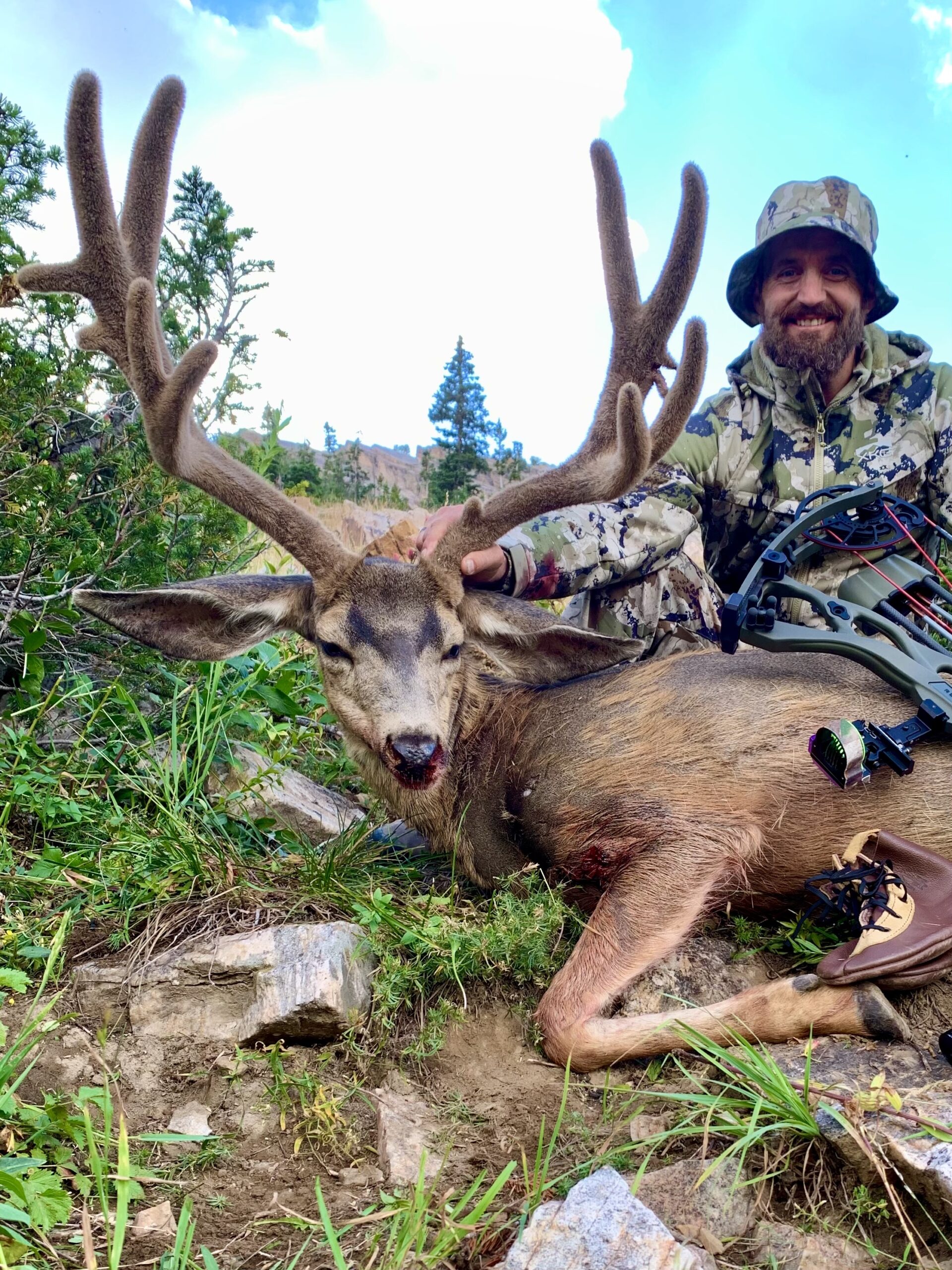 Matt Bateman shot this year's velvet buck less than two days into the season.