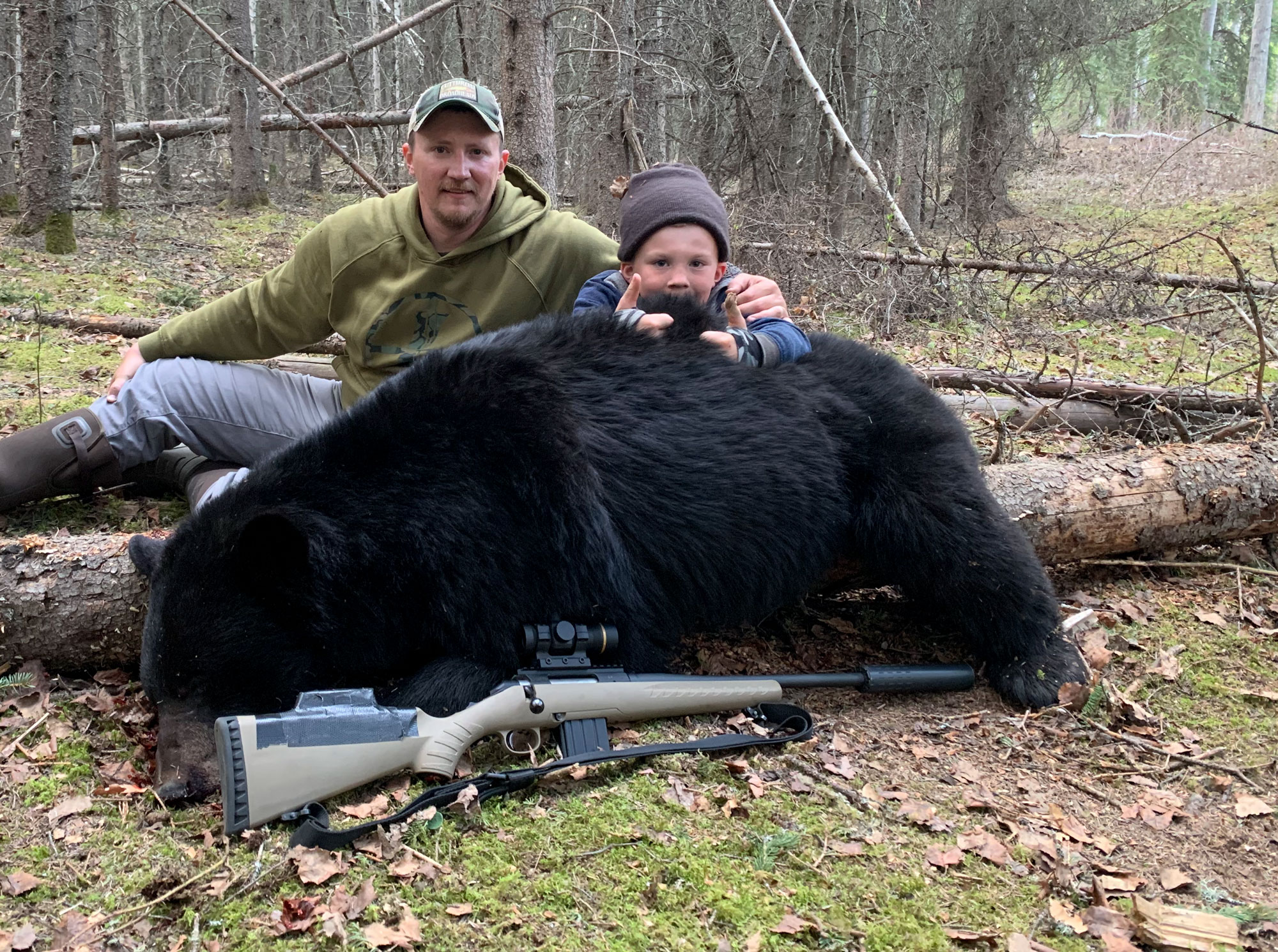 Ruger american ranch 350 legend with bear