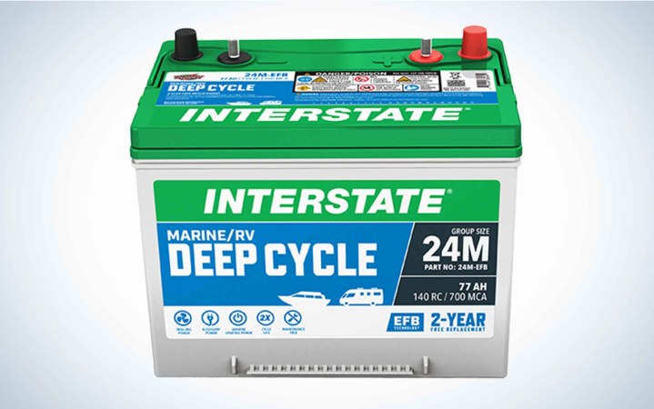  We tested the Interstate Deep Cycle Batteries.