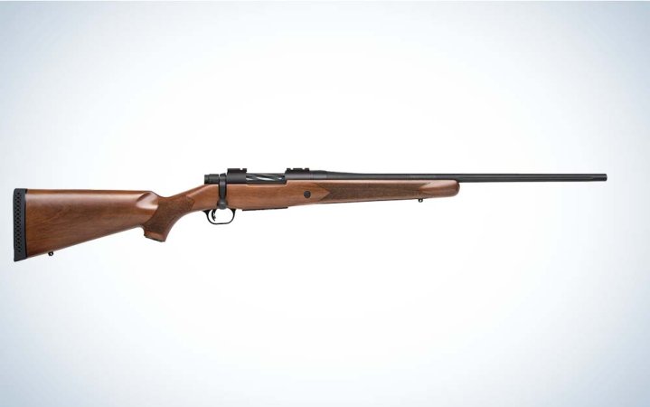  The Mossberg Patriot is the best deer hunting rifle in a straight wall cartridge.