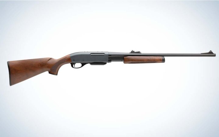  The Remington 760 or 7600 is the best slide action deer hunting rifle.