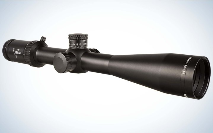  The Trijicon Tenmile HX 3-18x44 is the best first-plane rifle scope.