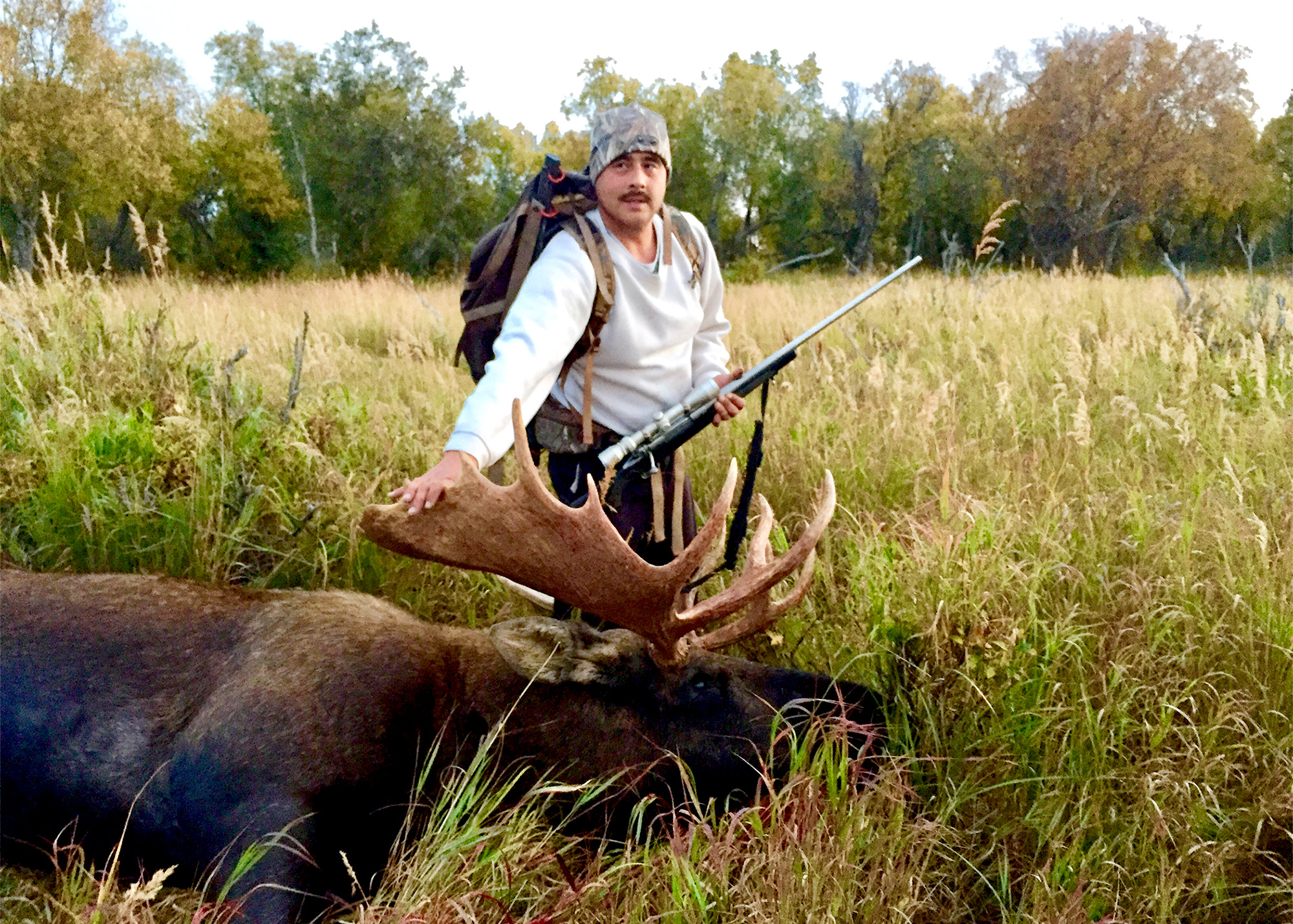 Moose hunter. Bear Bore born.