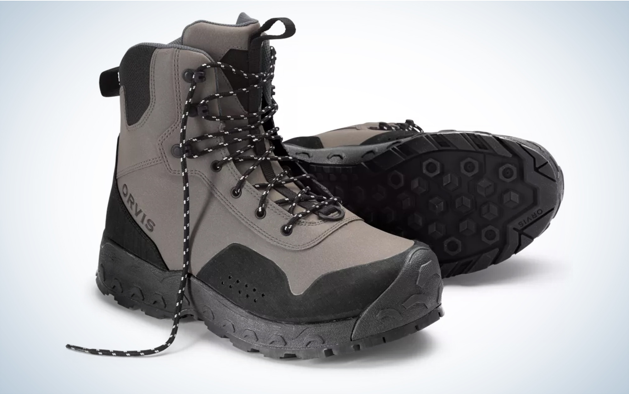 Andrew Creek Dark Wading Boot with Rubber Sole