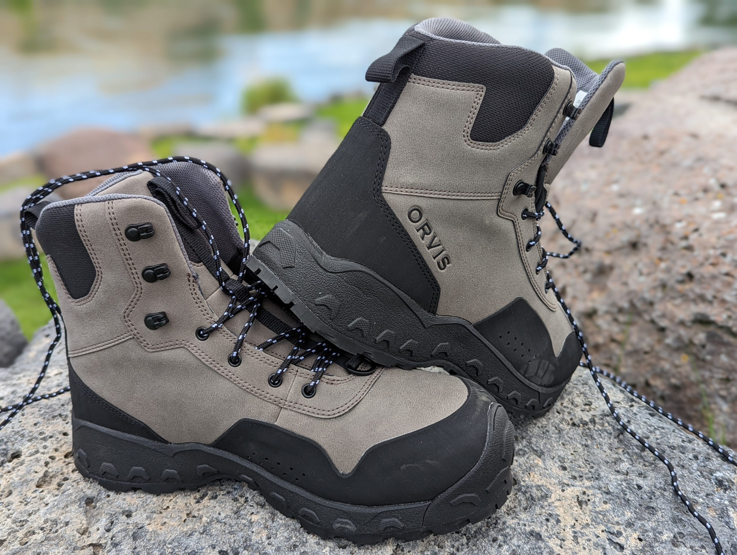 Quick-Dry Wading Boots Camo Pattern with Felt Sole or Rubber Sole
