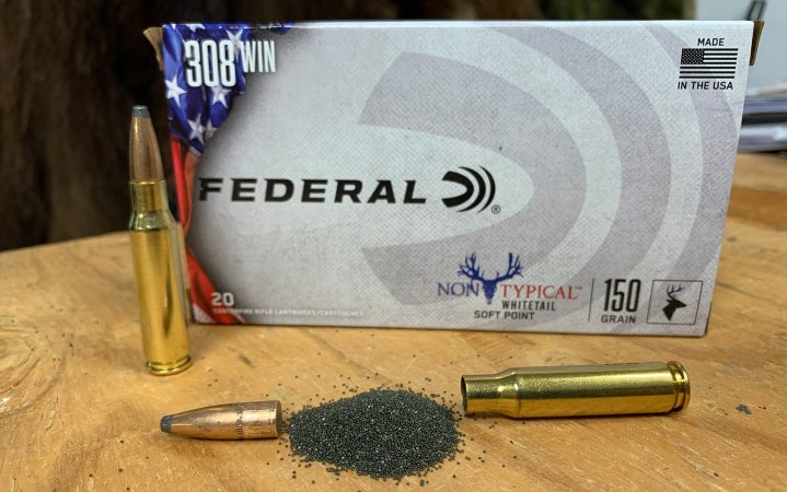  The Federal Non-Typical Whitetail 150-grain Soft Point is one of the best ammo for hunting.