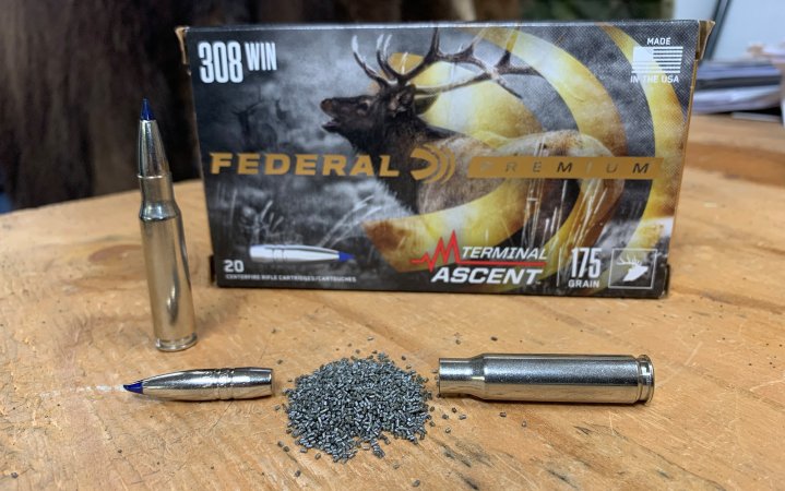  Federal Premium 175-grain Terminal Ascent is one of the best ammo for hunting.