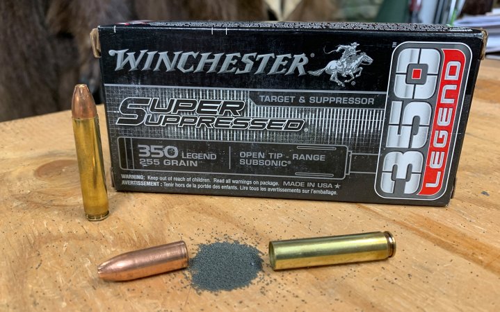  Winchester 255-grain Super Suppressed is one of the best 350 legend ammunitions.