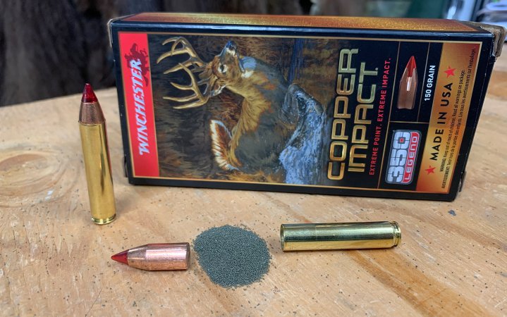  Winchester Copper Impact 150-grain Extreme Point is one of the best 350 legend ammunitions.