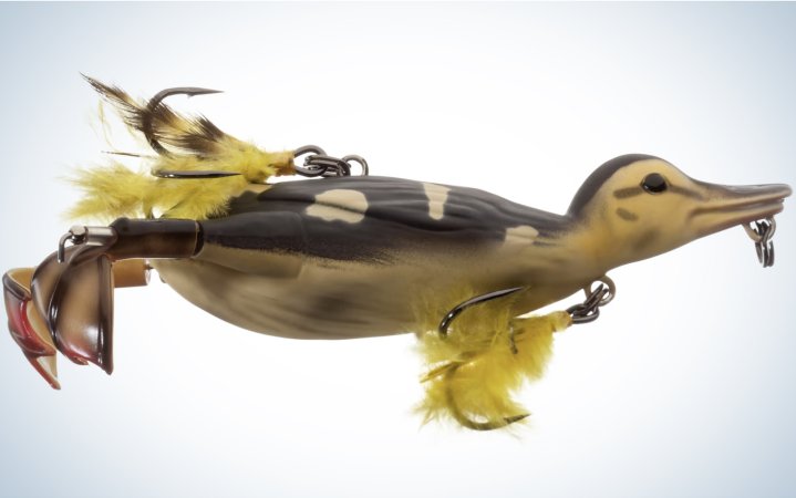  The Savage Gear 3D Suicide Duck is a topwater lure.