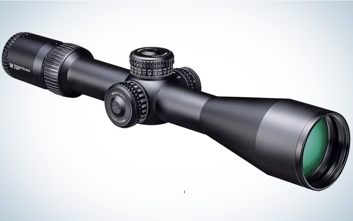  The Vortex Strike Eagle 5-25x56 FFP is the best full-size precision scope.