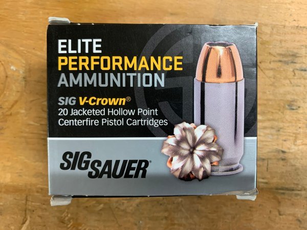  Sig-Sauer V-Crown 9mm ammo