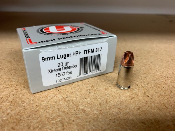  Underwood Extreme Defender 9mm ammo