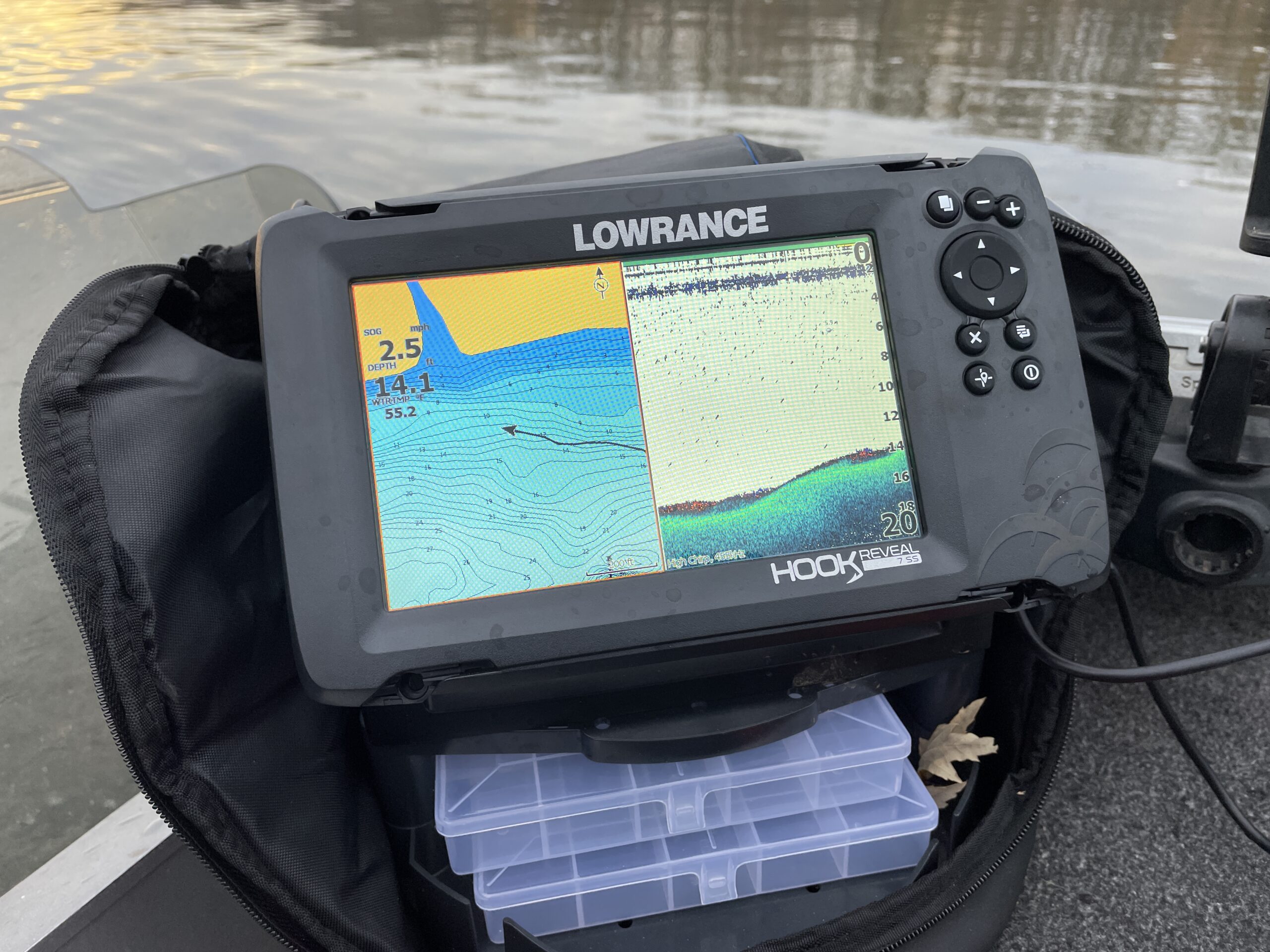 hoksml Outdoor Wireless Handheld Fish Finder Portable Fishing Fishfinder  Fish Depth Finder Clearance 