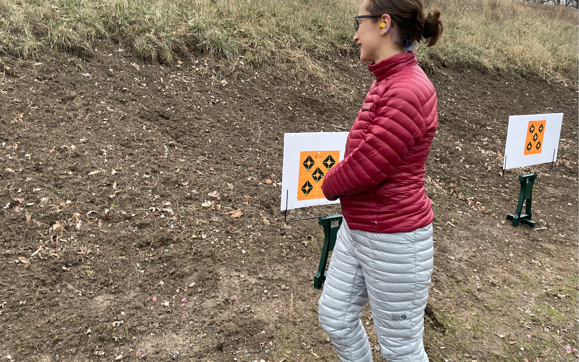 The Mountain Hardwear Ghost Whisperer Pant was plenty warm enough for an afternoon of target practice in Missouri in December.