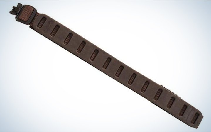  The Quake The Claw Slimline Rifle Sling has no-slip pads.