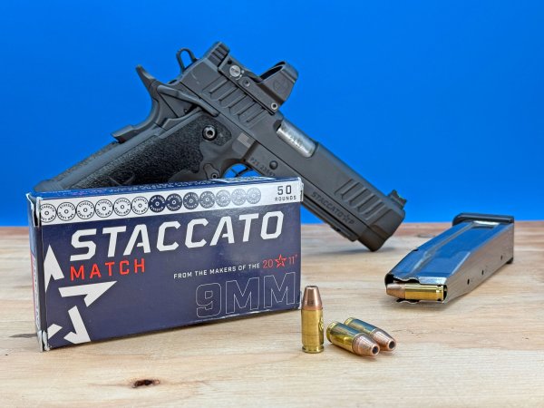  Staccato Match 9mm ammo for competition