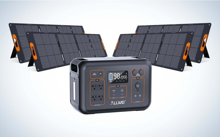 The ALLWEI 2,000 Watt Solar Generator is on Sale at Amazon