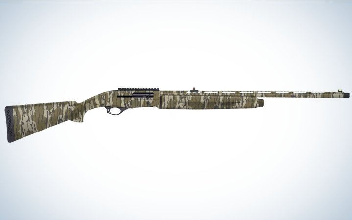  The Mossberg International SA Turkey Semi-Auto is a .410 bore shotgun.