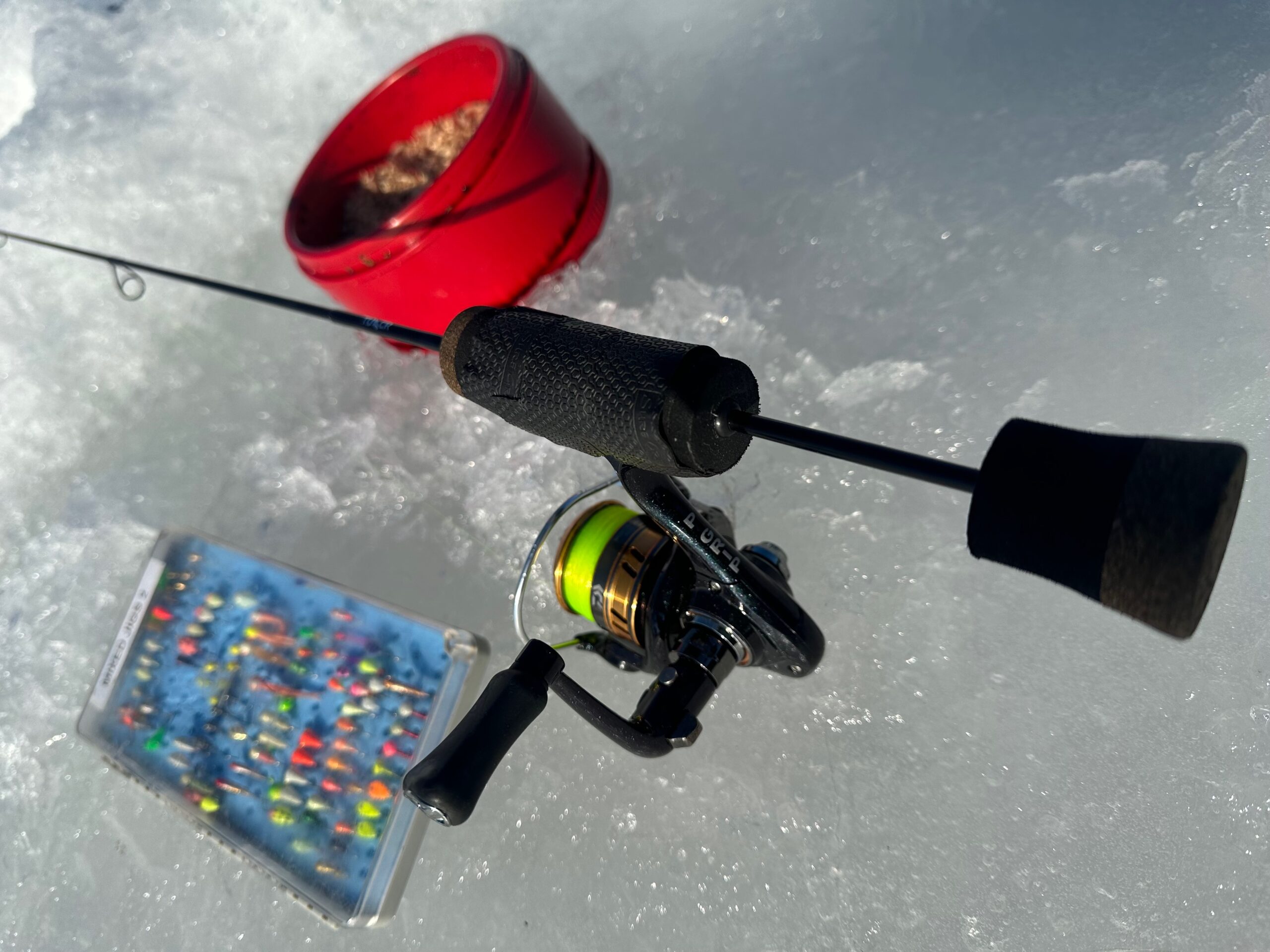  Mini Ice Fishing Rod, High Bearing Capacity Ultra